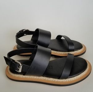 ANTONIO MARRAS "MARNI Style" Black Leather Sandals